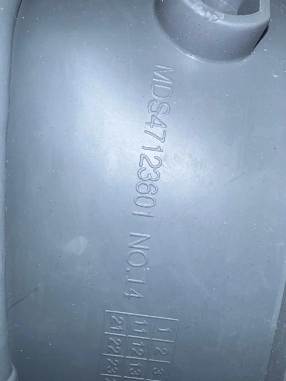 Gray Washing Machine Door Seal Gasket